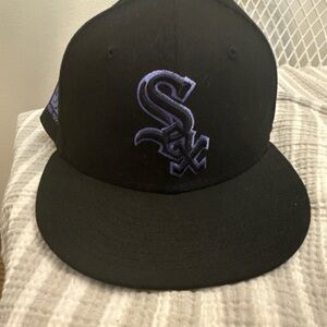 Chicago White Sox Black and Purple Fitted Hat